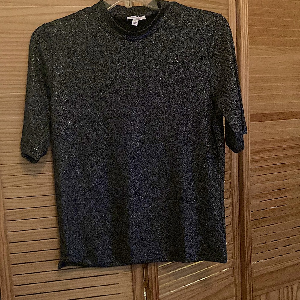 Black Sparkly Skinny Girl top